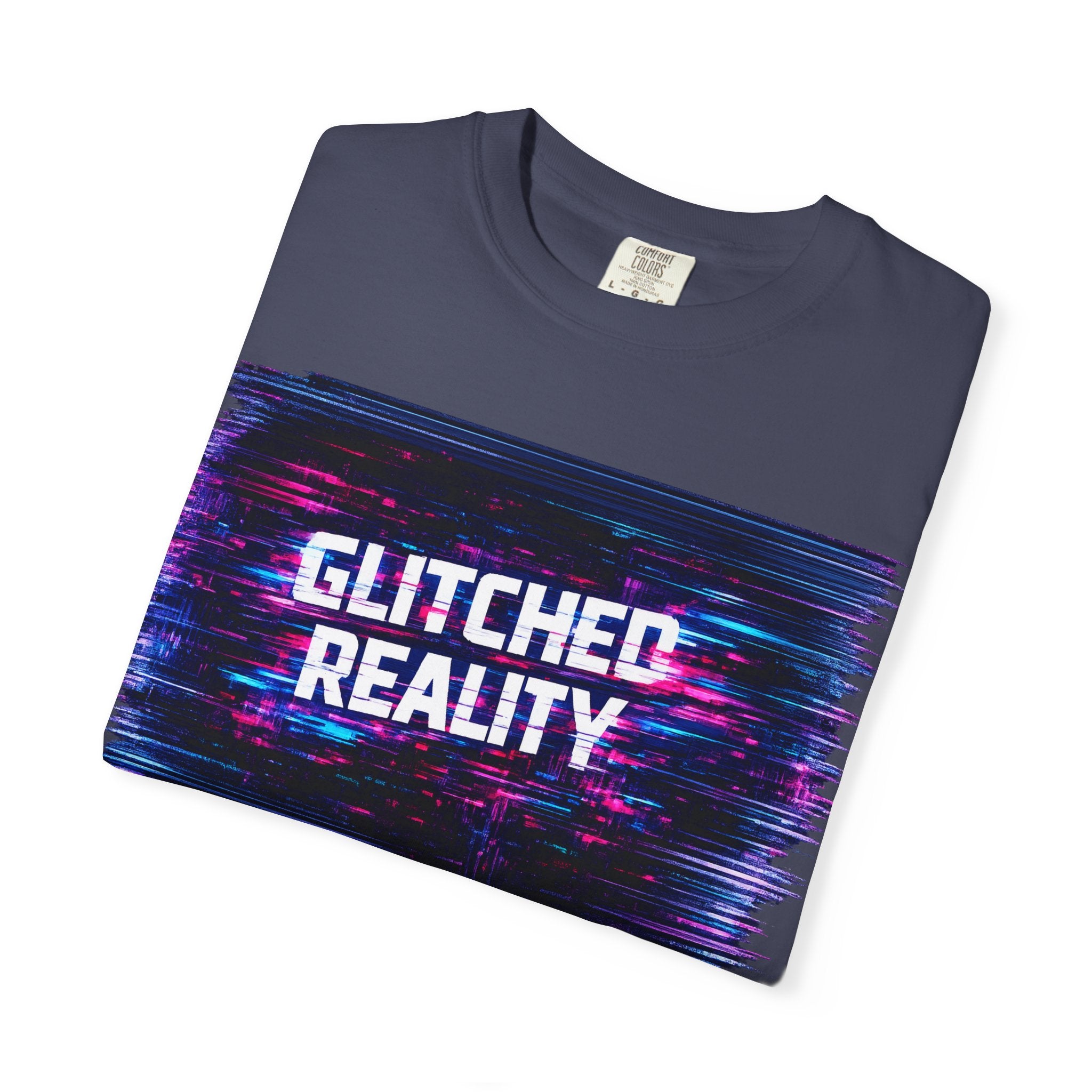 Glitched Reality V2 T‑Shirt — Retro Cyberpunk Digital Distortion Tee