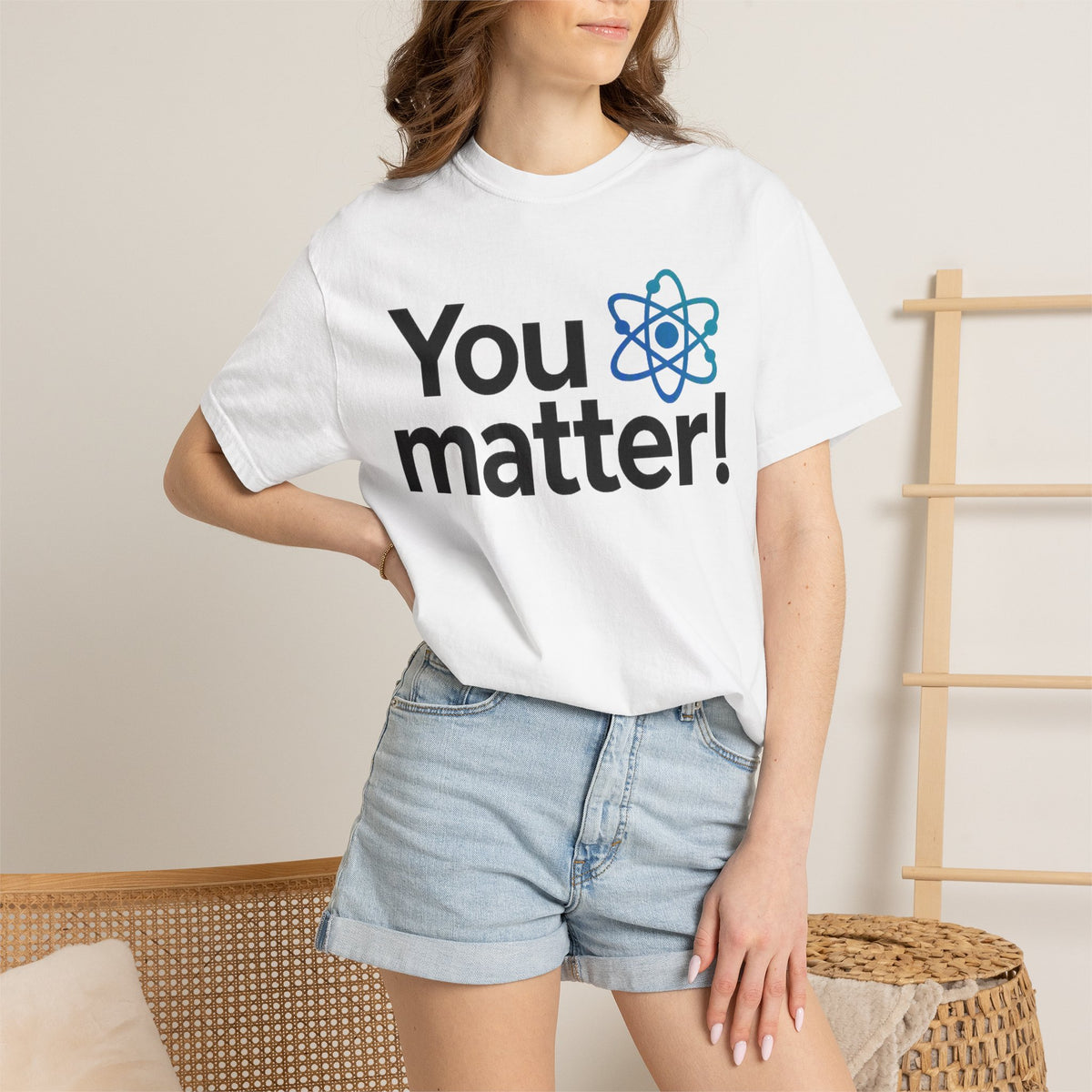 You Matter! Atom Graphic T‑Shirt — Science Positive Tee