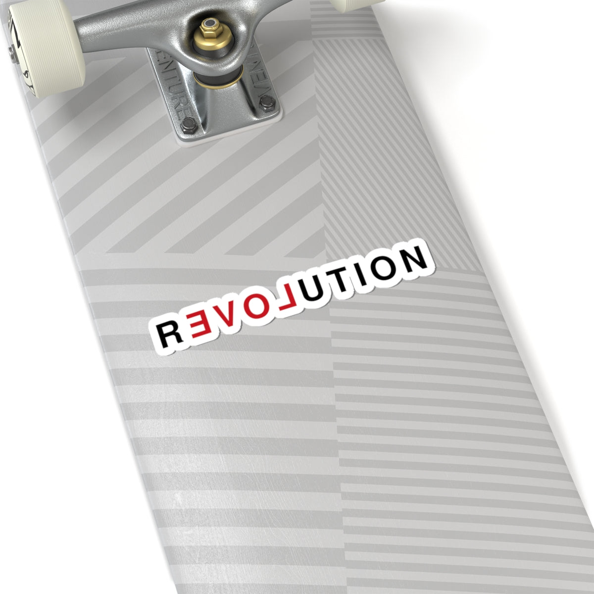 Revolution Text Kiss-Cut Sticker