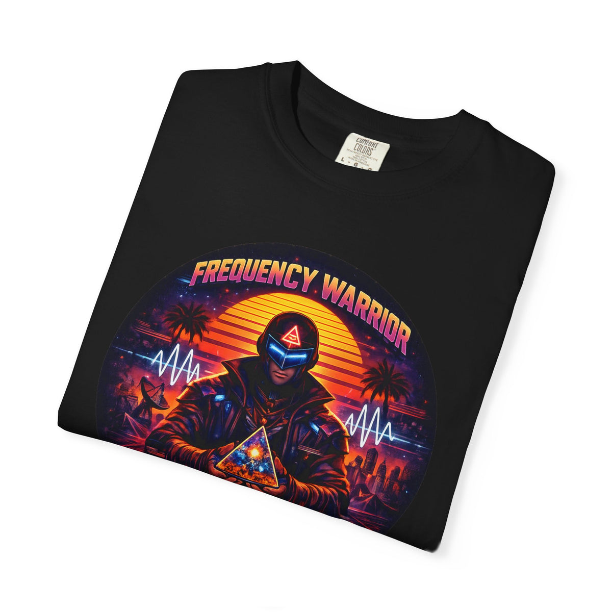 Frequency Warrior — Raise Your Vibration Graphic T-Shirt