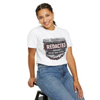 Redacted News Graphic T-Shirt — "REDACTED: You Can't Handle the Truth"