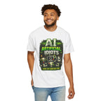 'AI Artificial Idiots: Error 404 — Brain Not Found' Satire Graphic T-Shirt