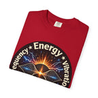 Energy & Vibration T-Shirt — "Frequency is Life" Spiritual Graphic Tee