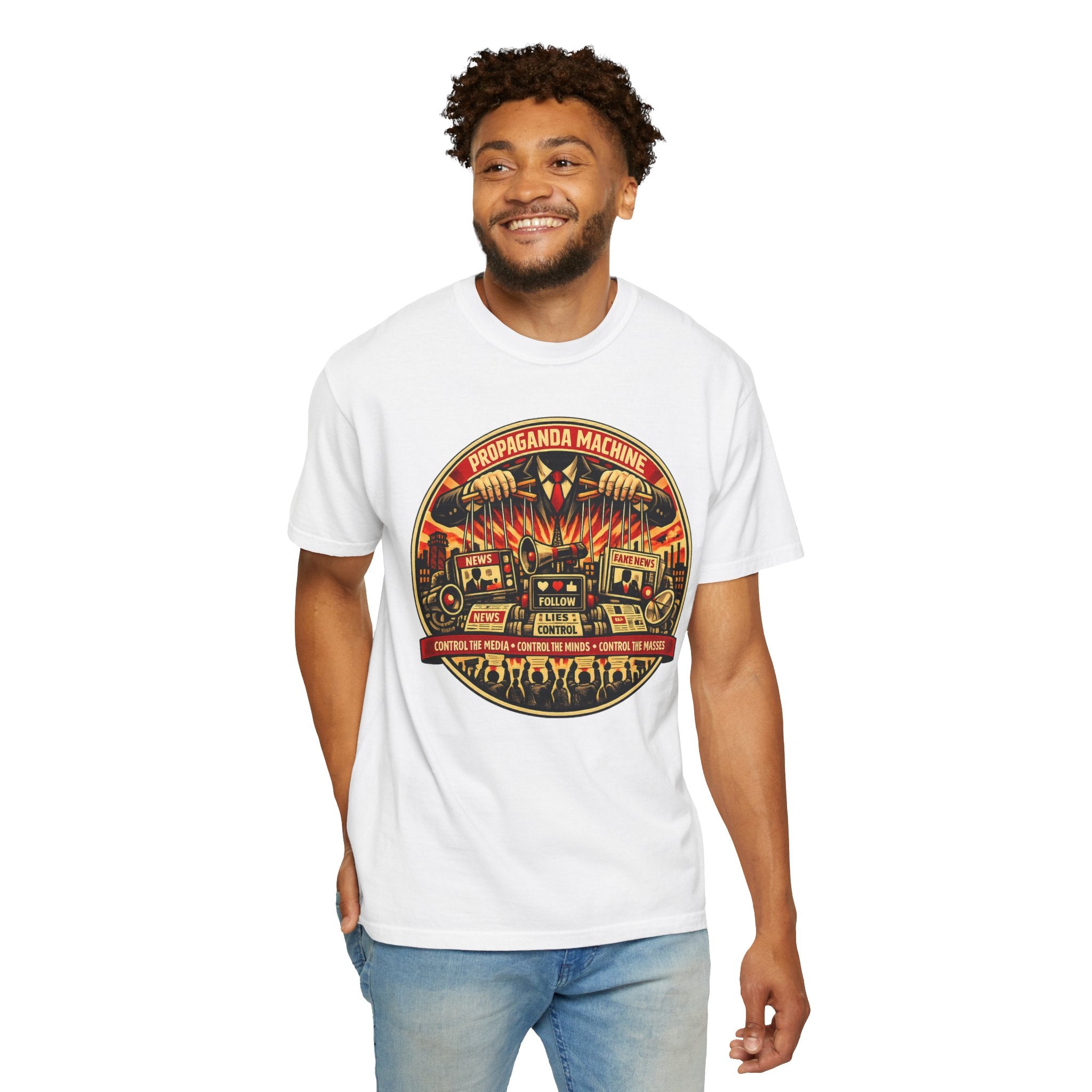 Propaganda Machine — Retro Graphic Tee