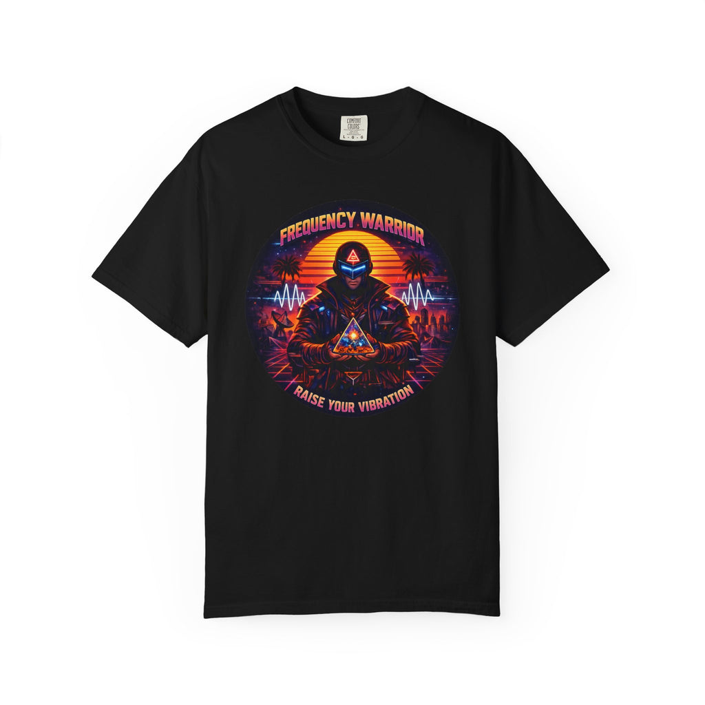 Frequency Warrior — Raise Your Vibration Graphic T-Shirt