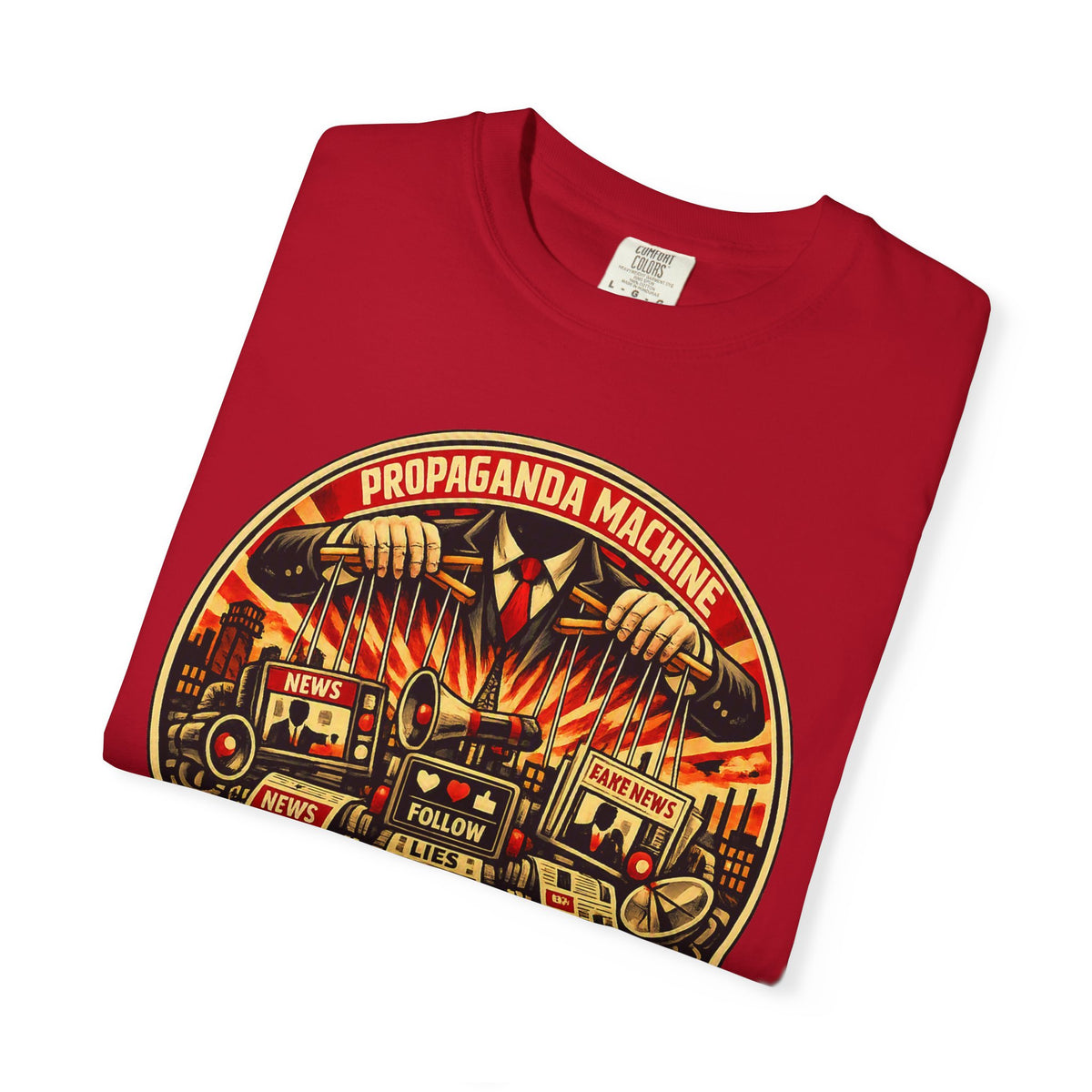 Propaganda Machine — Retro Graphic Tee