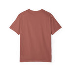Glitchy Graphic T-Shirt — Retro Glitch Text Tee (Front "GO", Back "Glitchy")