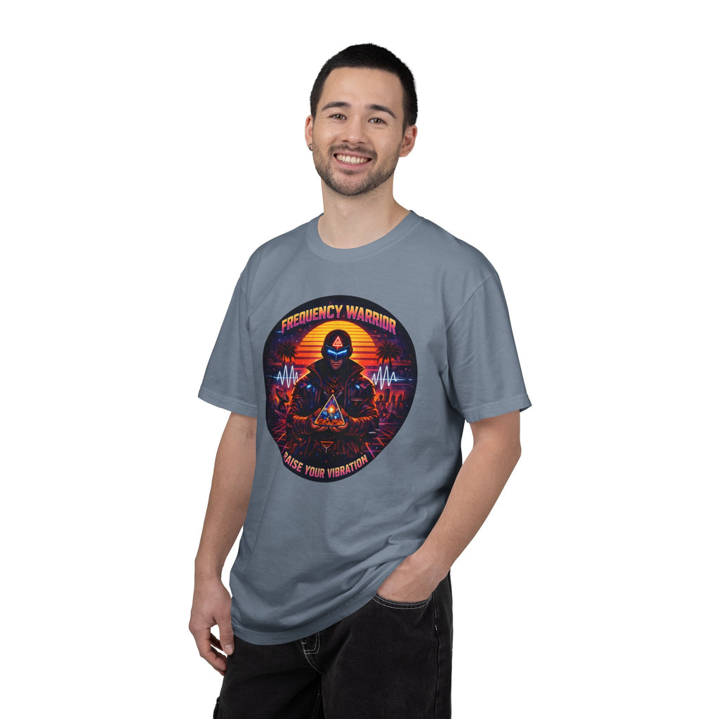 Frequency Warrior — Raise Your Vibration Graphic T-Shirt