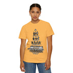 T-Shirt — Hierarchy of Power Graphic Tee ("We Rule You / We Fool You / We Shoot At You / We Eat For You / We Work For All / We Feed All")