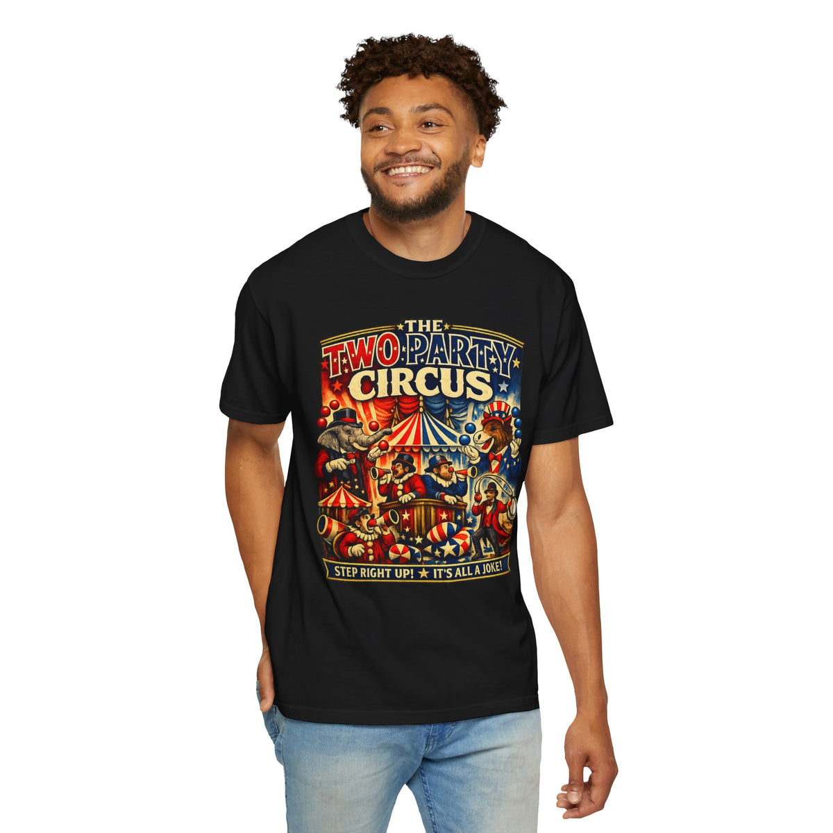Two-Party Circus Graphic T-Shirt