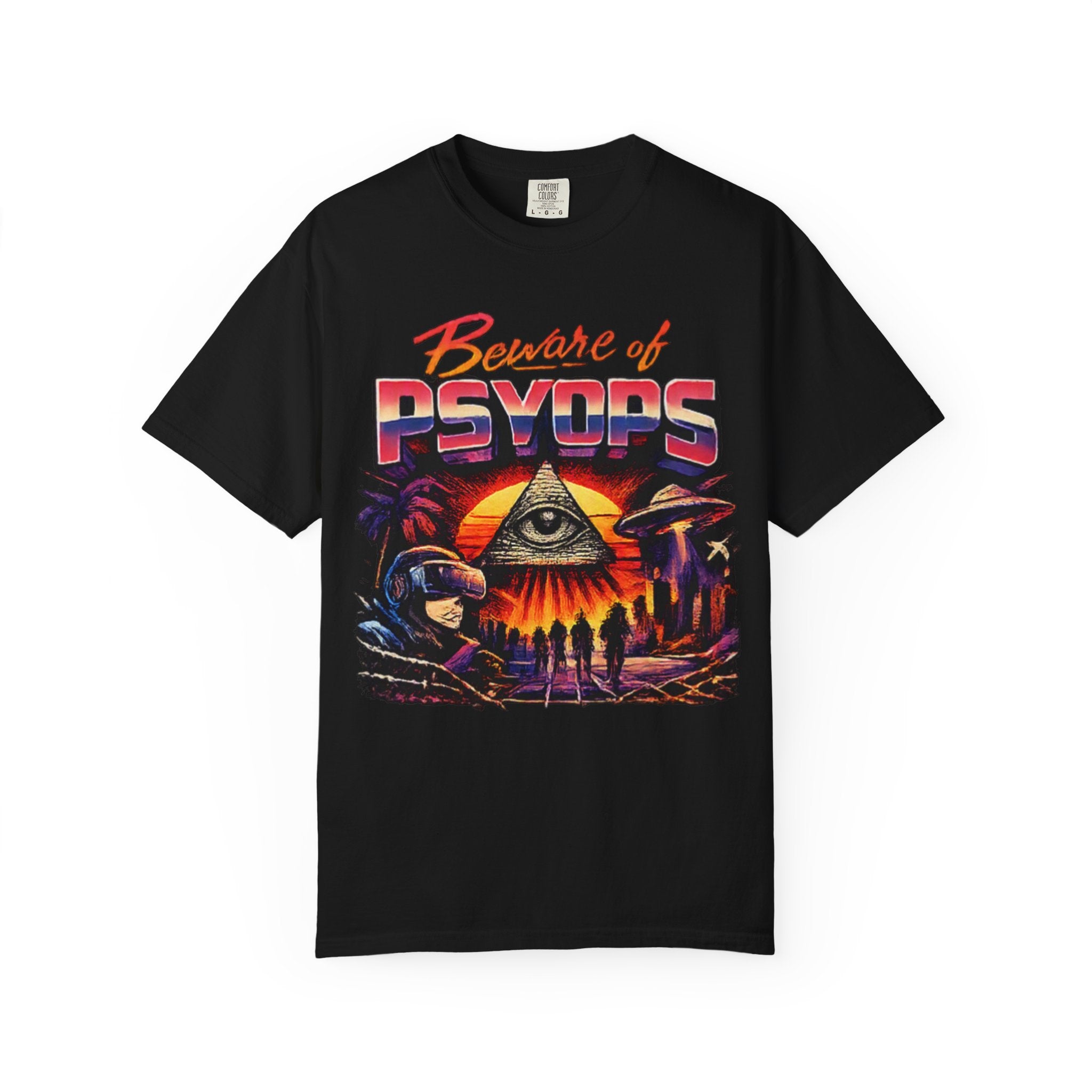 Beware of Psyops — Vintage Graphic T-Shirt