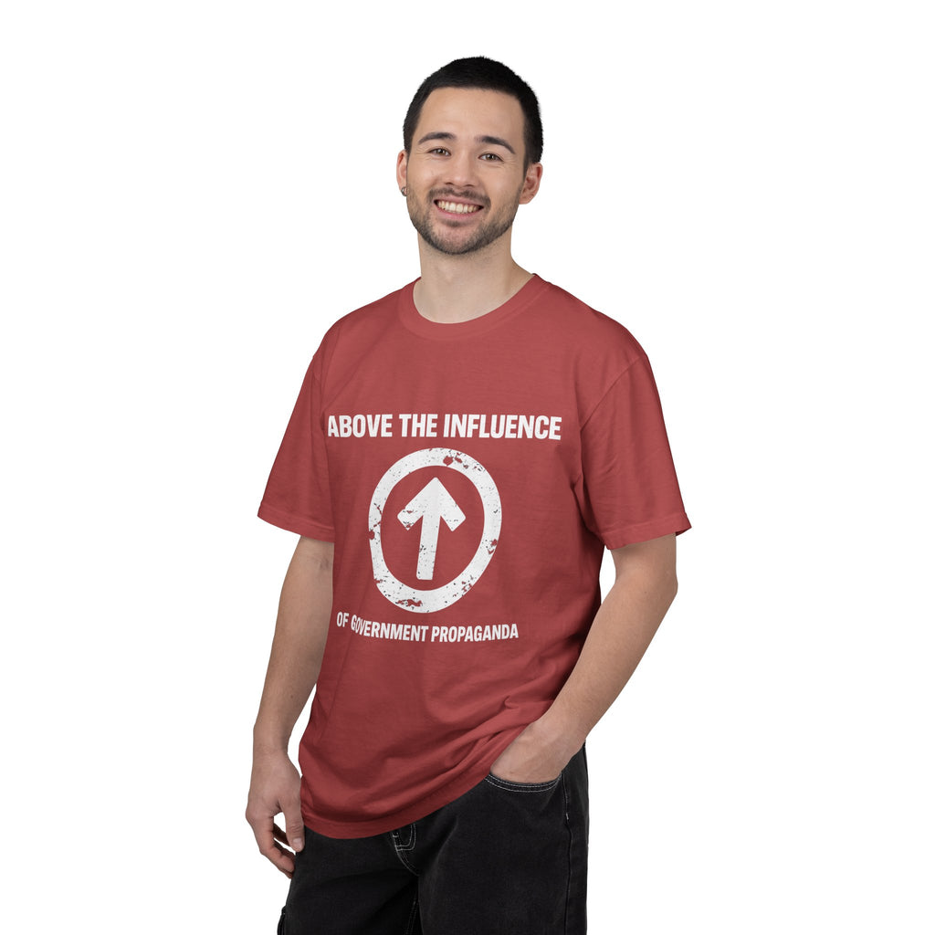 Above The Influence T-Shirt — Anti-Propaganda Graphic Tee