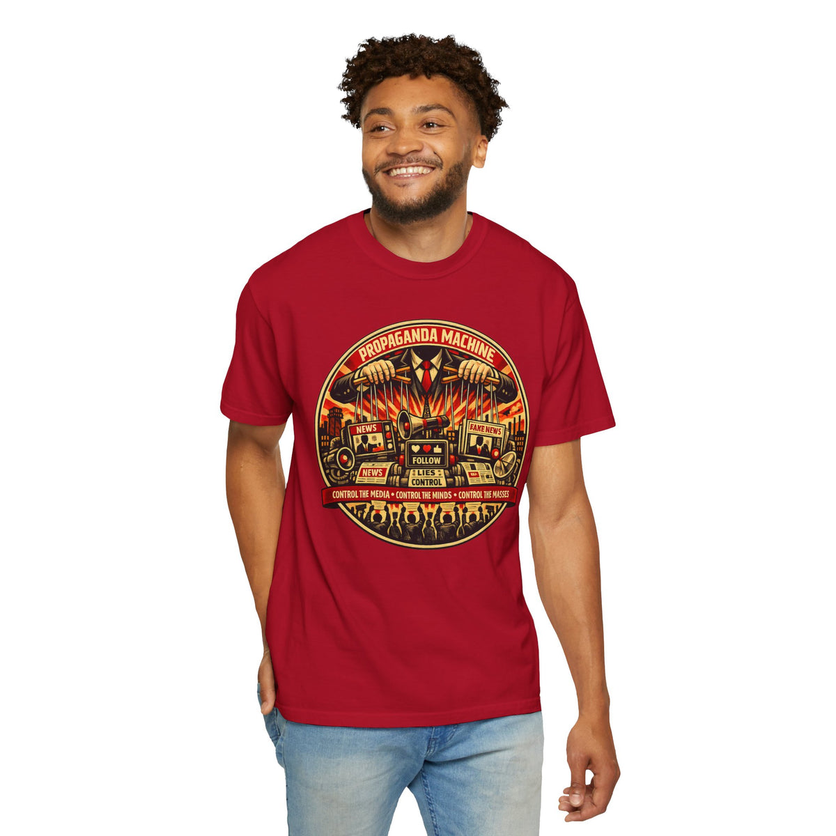 Propaganda Machine — Retro Graphic Tee