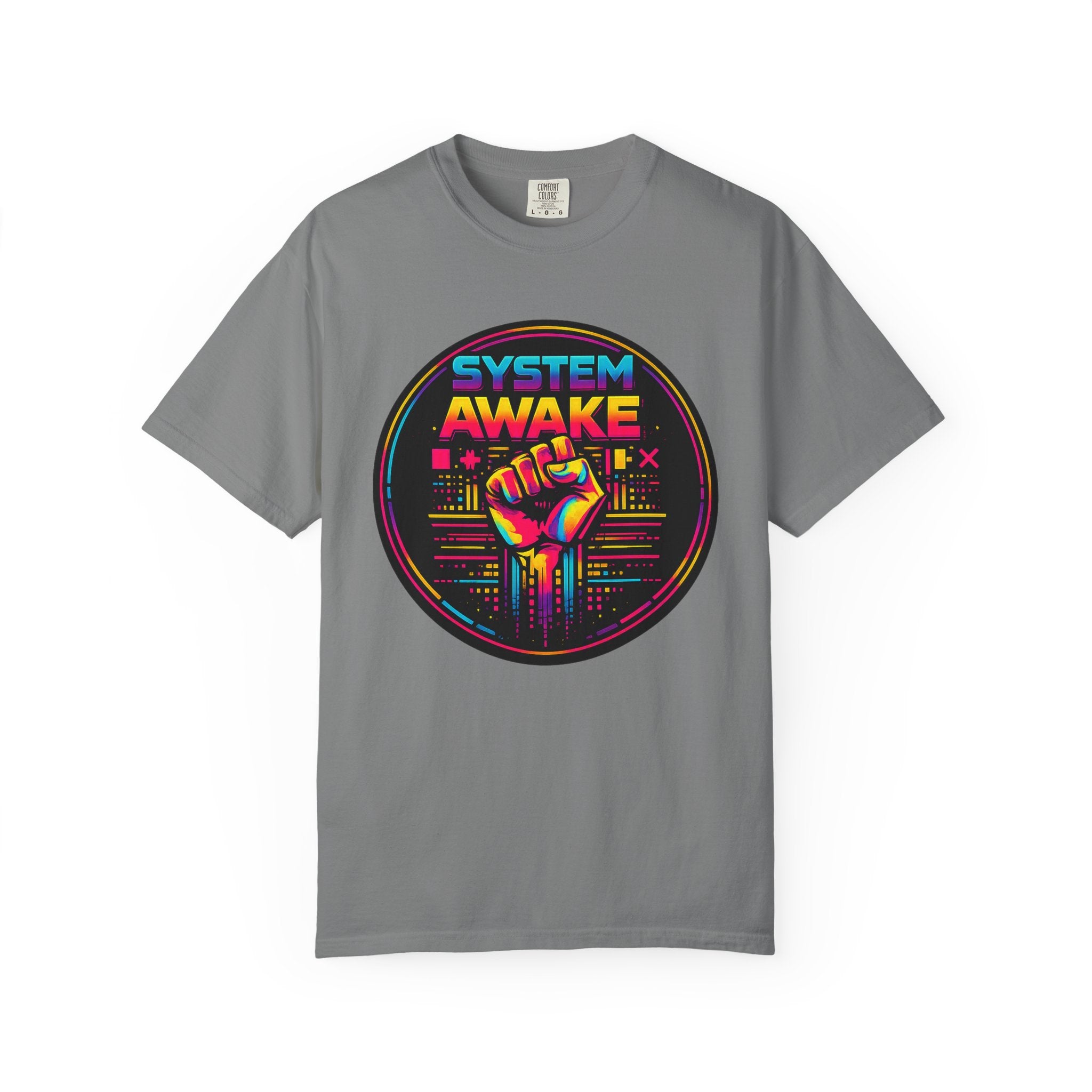 System Awake Retro Fist T-Shirt