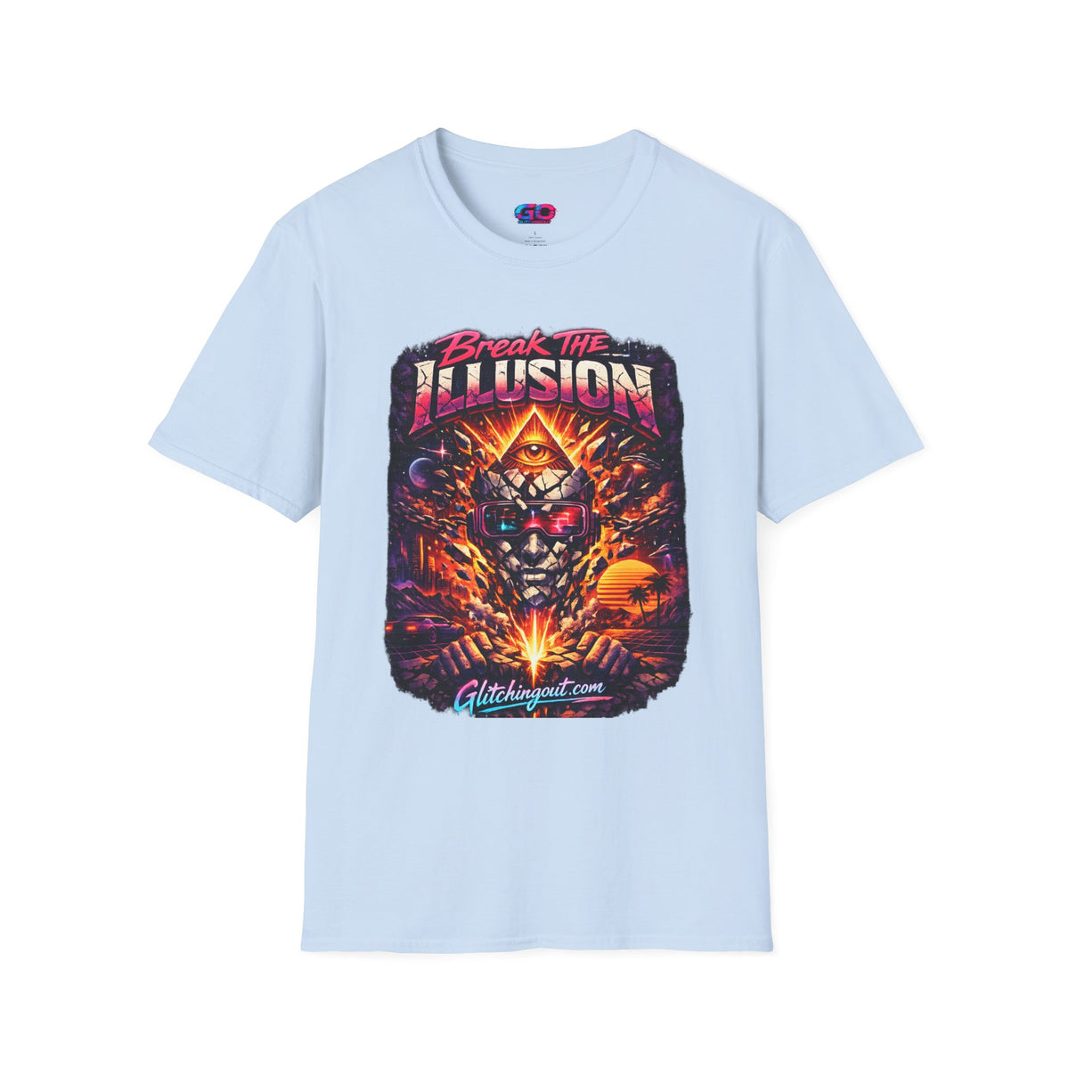 Break the Illusion Graphic T-Shirt — Psychedelic Tee