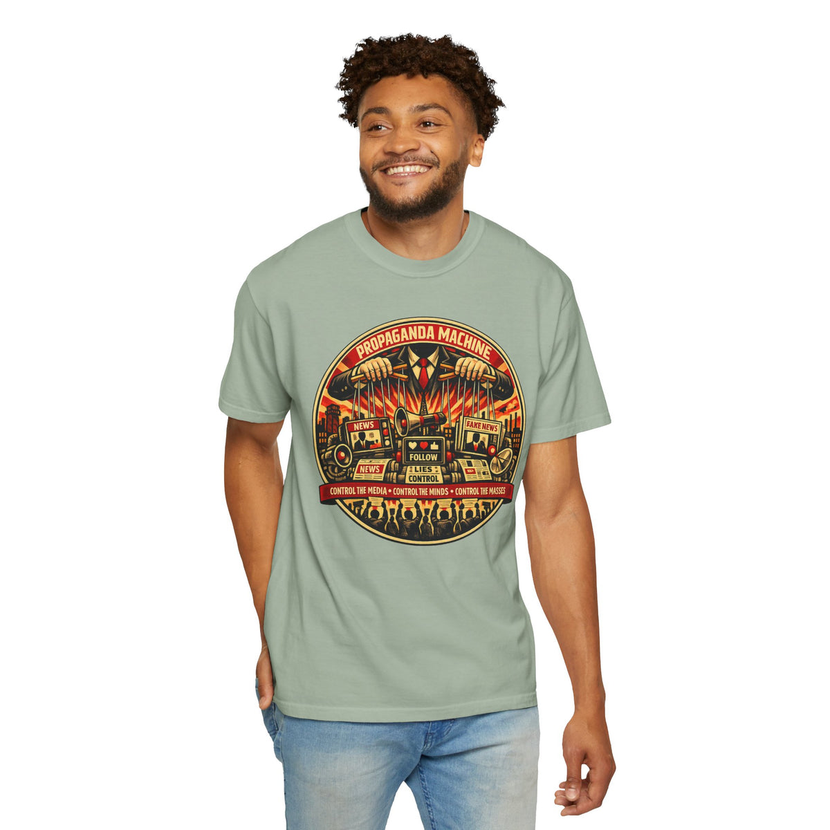 Propaganda Machine — Retro Graphic Tee