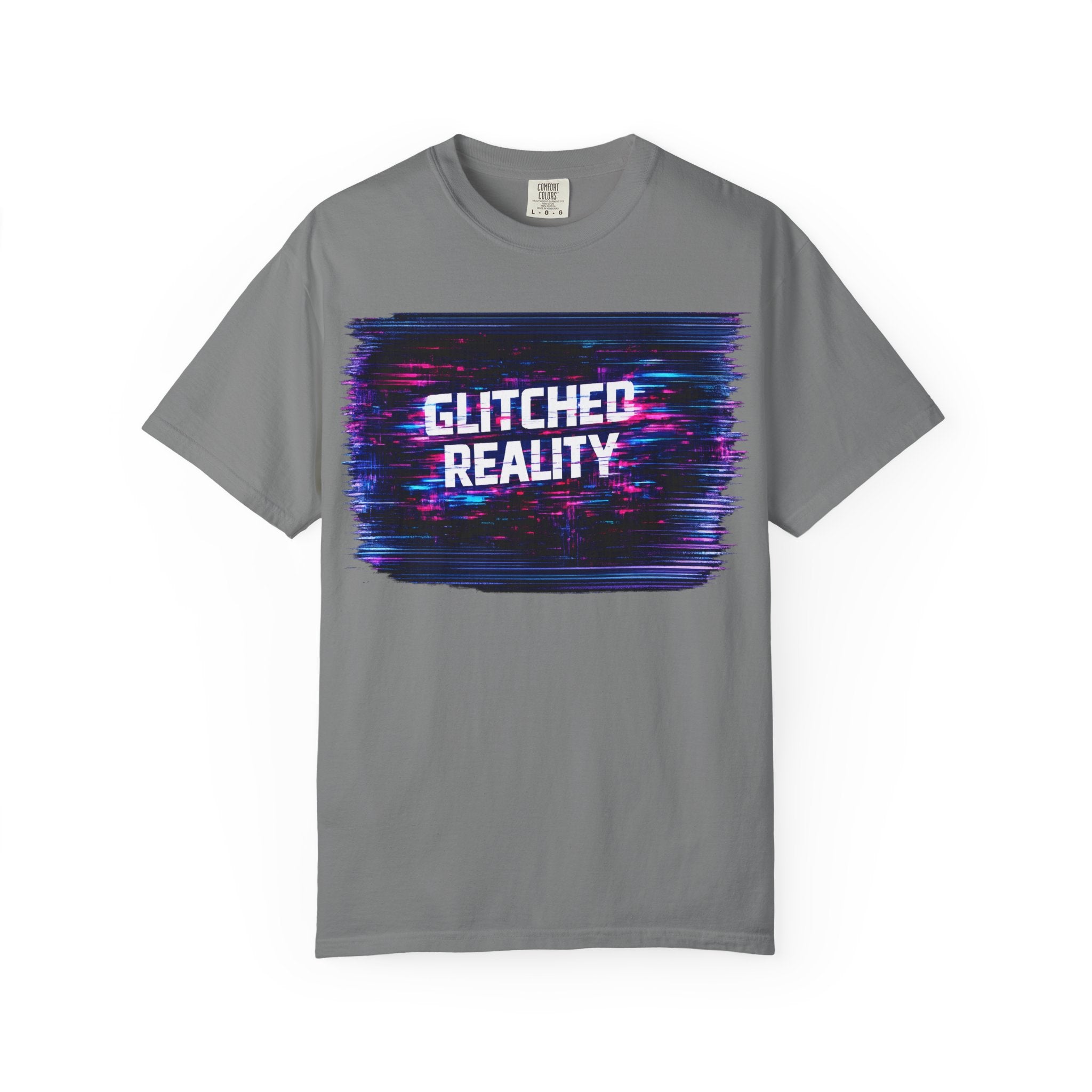 Glitched Reality V2 T‑Shirt — Retro Cyberpunk Digital Distortion Tee