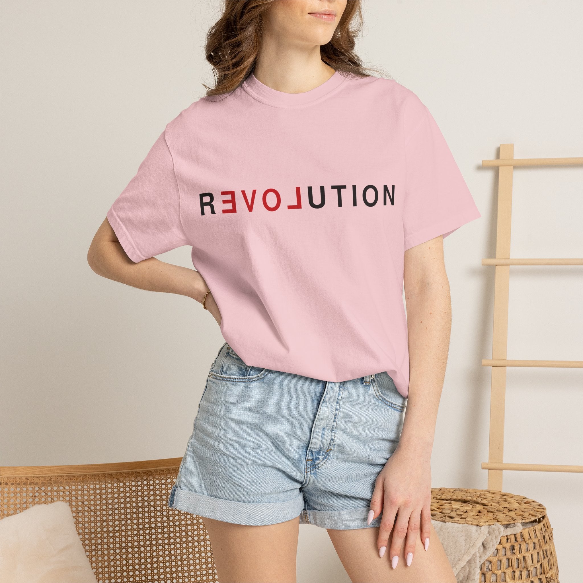 Revolution Graphic T-Shirt — Minimalist Political Tee
