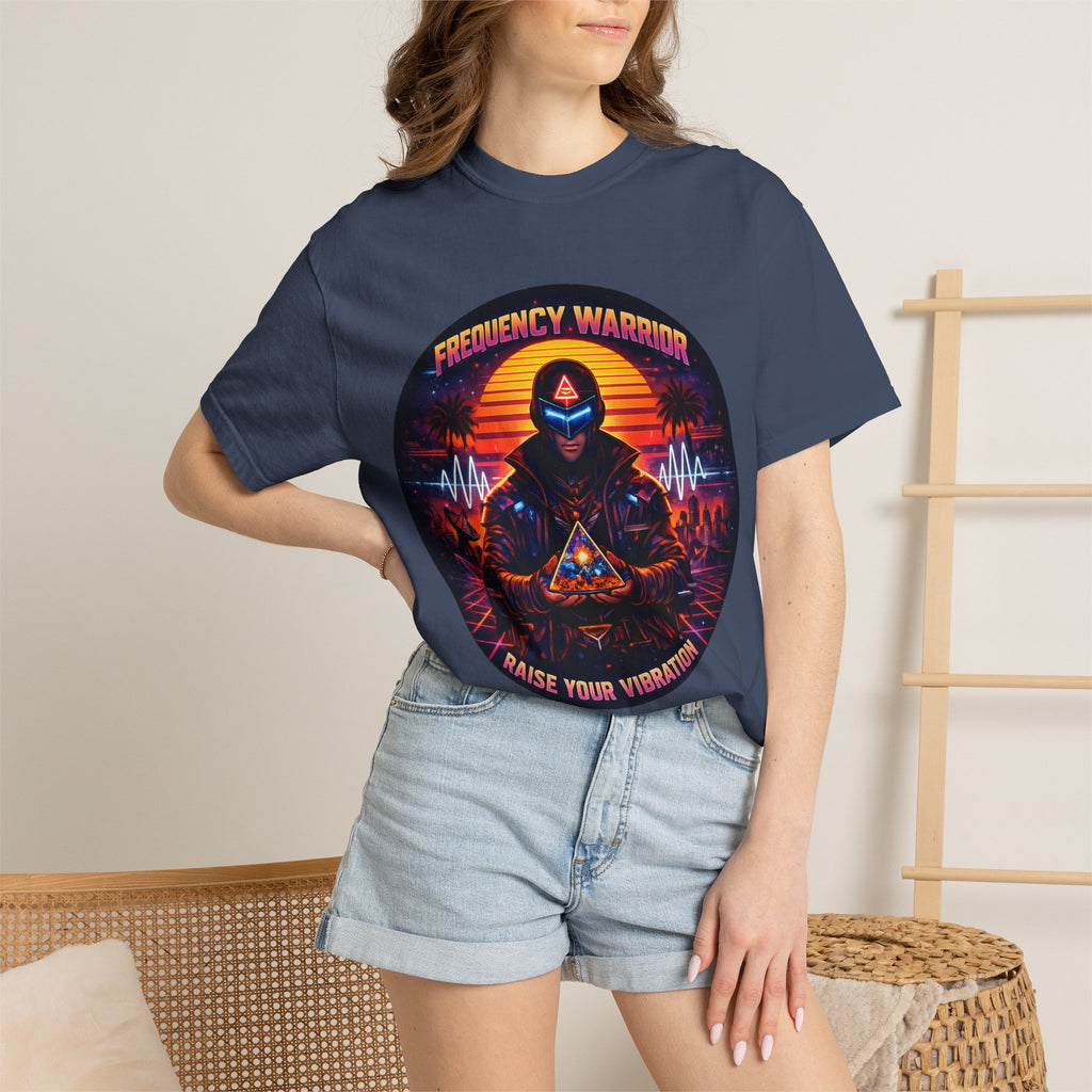 Frequency Warrior — Raise Your Vibration Graphic T-Shirt