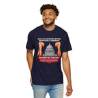 Political Satire T-Shirt — "What's the Difference Between Prostitutes & Congress? Nothing But the Cost!"