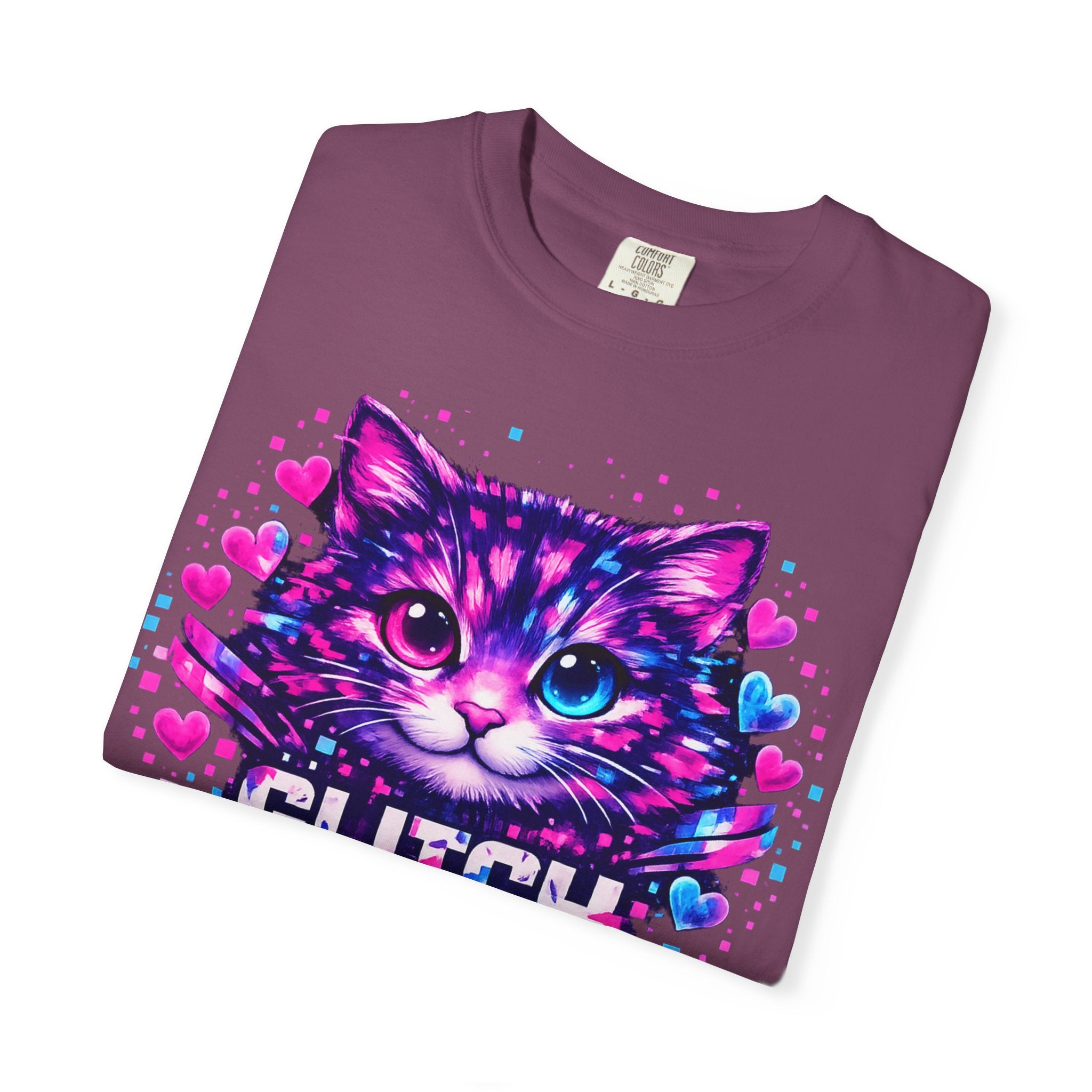 Glitch the System Cat T-Shirt
