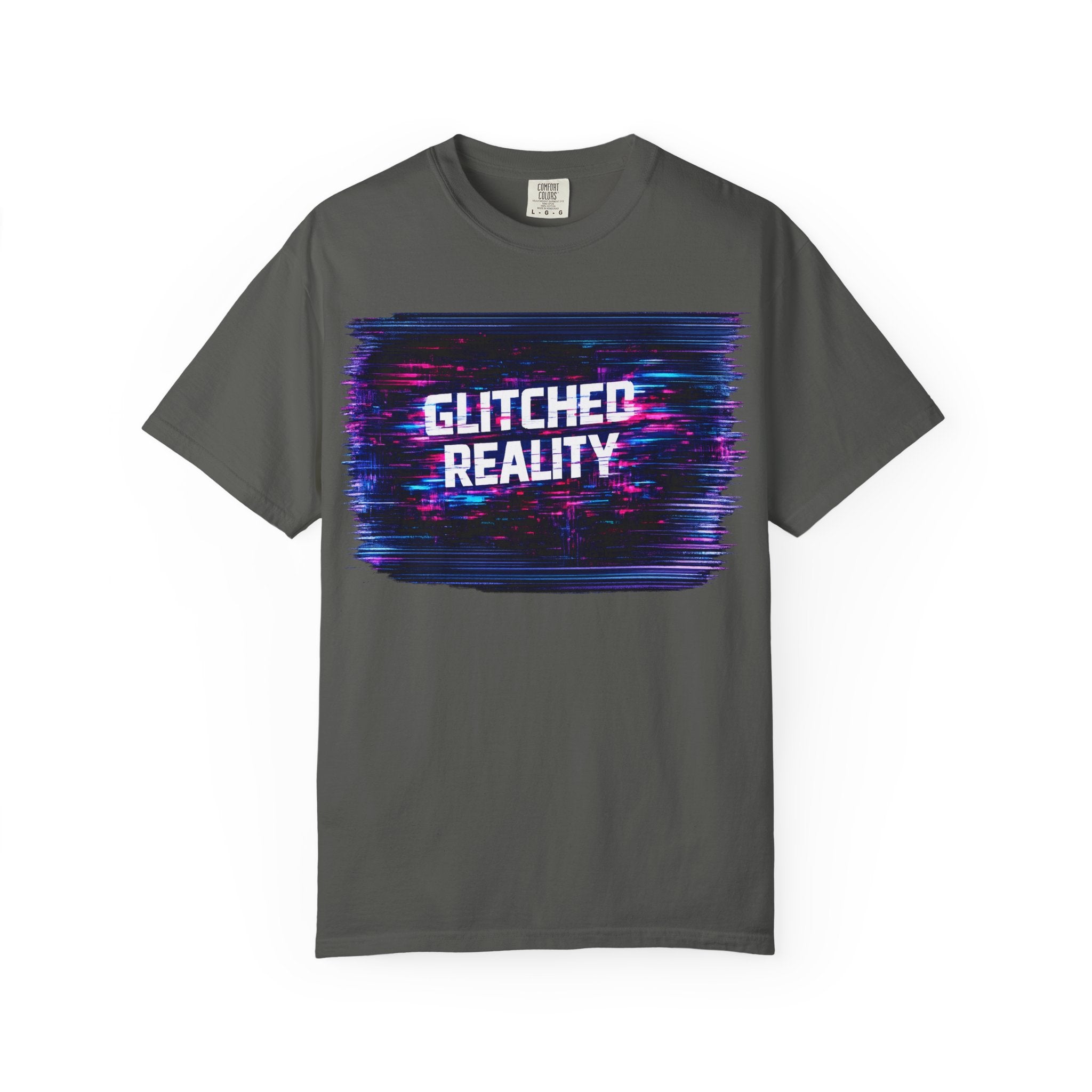 Glitched Reality V2 T‑Shirt — Retro Cyberpunk Digital Distortion Tee