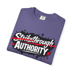 T-Shirt — “Strikethrough Authority” Graphic Tee | Bold Streetwear Protest Design
