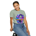 Glitch Circle T‑Shirt — "The Signal Breaks" Retro Cyberpunk Tee