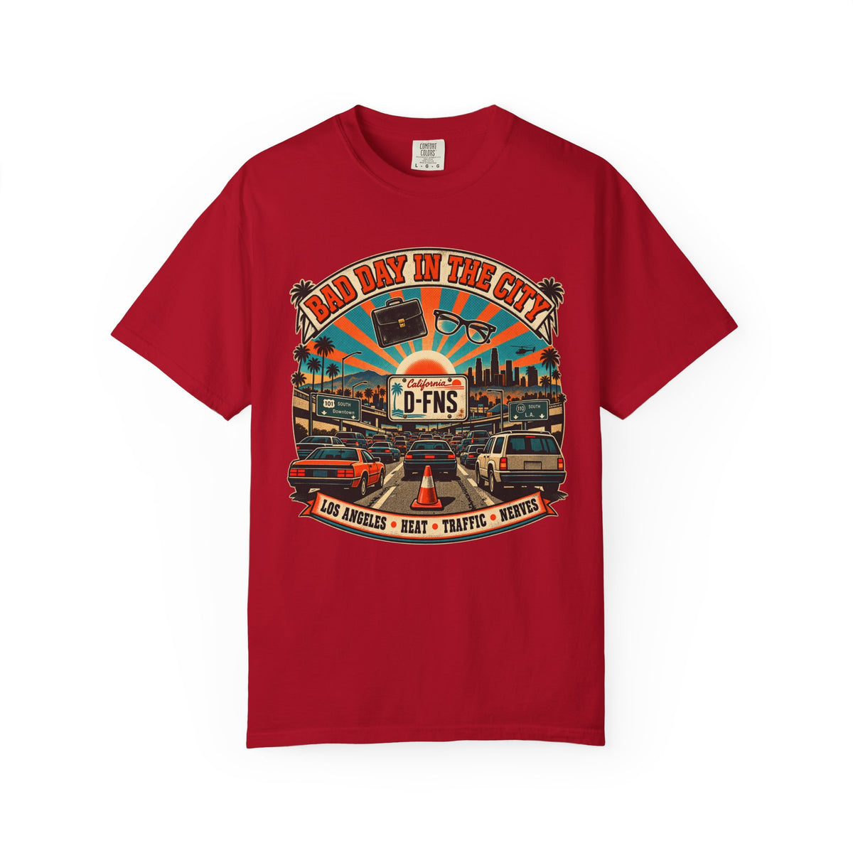 Bad Day in the City Los Angeles Graphic T-Shirt