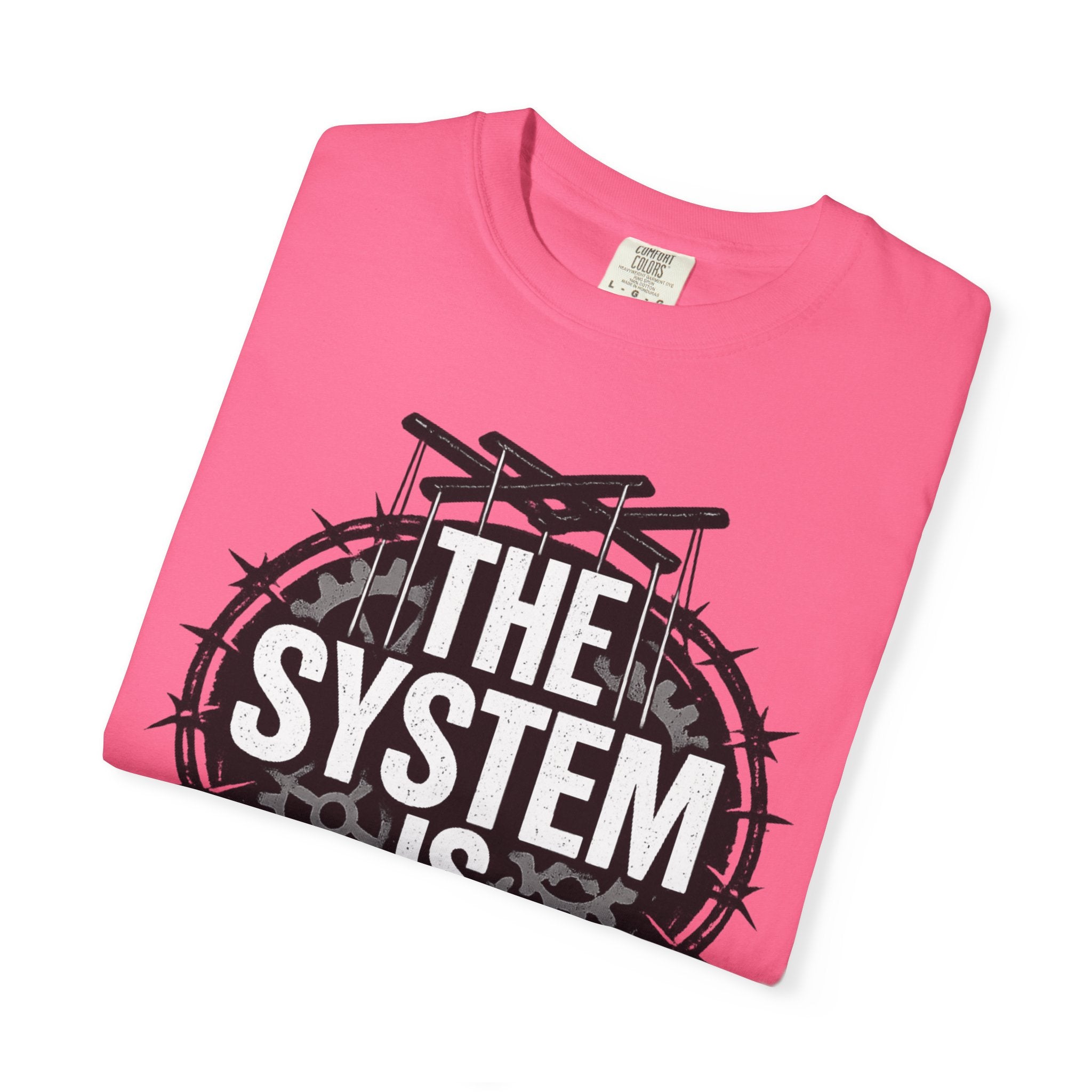 The System Is Rigged T-Shirt — Political Protest Graphic Tee