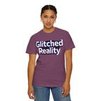 Glitched Reality T‑Shirt — Retro Glitch Graphic Tee with "Glitched Reality" Text