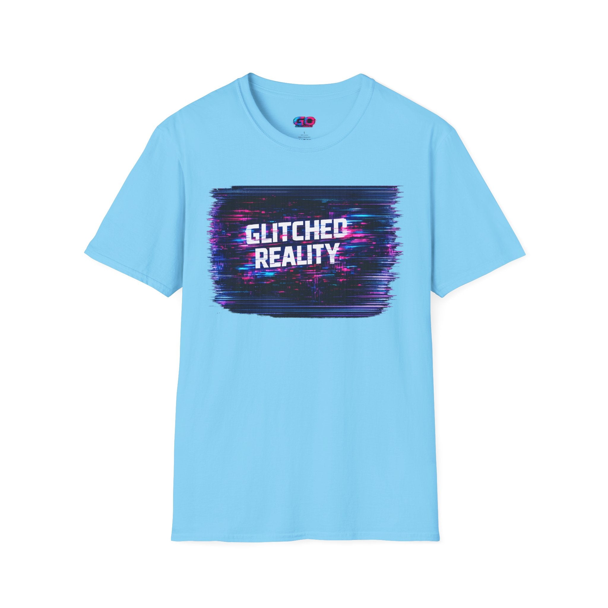 Glitched Reality V2 T‑Shirt — Retro Cyberpunk Digital Distortion Tee