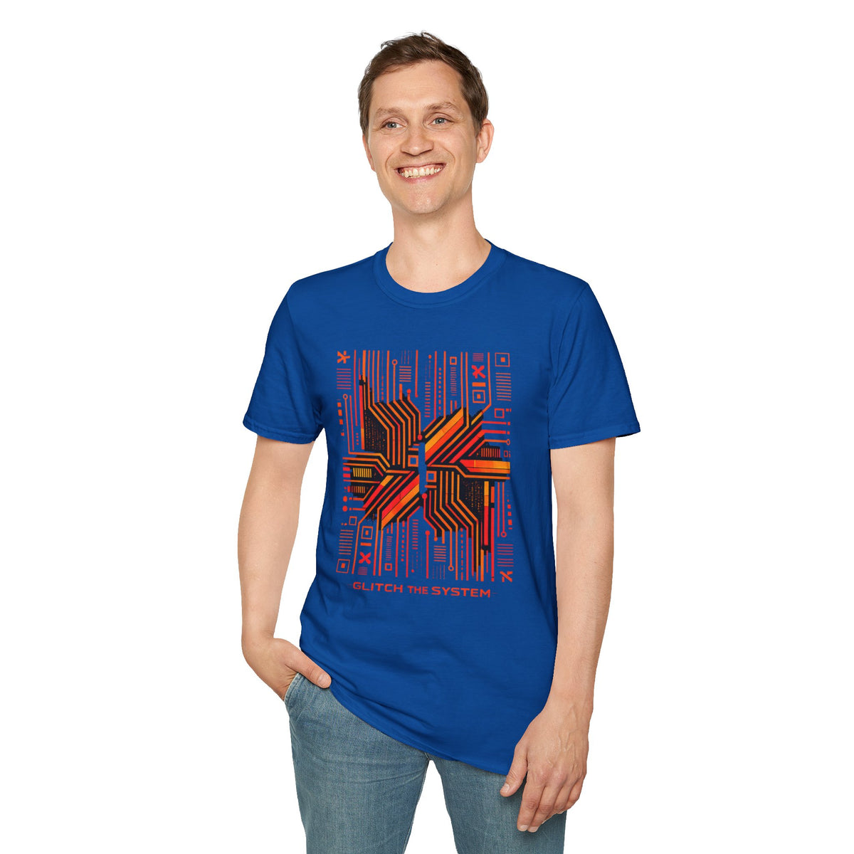 Glitch The System V2 Graphic T-Shirt