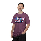 Glitched Reality T‑Shirt — Retro Glitch Graphic Tee with "Glitched Reality" Text