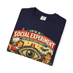 T-Shirt — "It's a Social Experiment" Retro Surveillance Graphic Tee