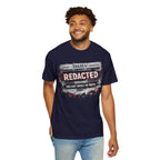 Redacted News Graphic T-Shirt — "REDACTED: You Can't Handle the Truth"