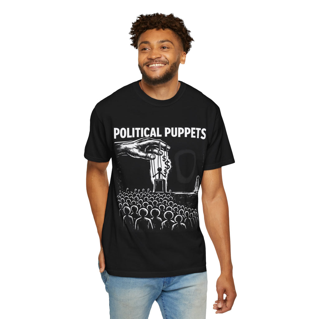 Political Puppets T-Shirt — Anti-Establishment Graphic Tee
