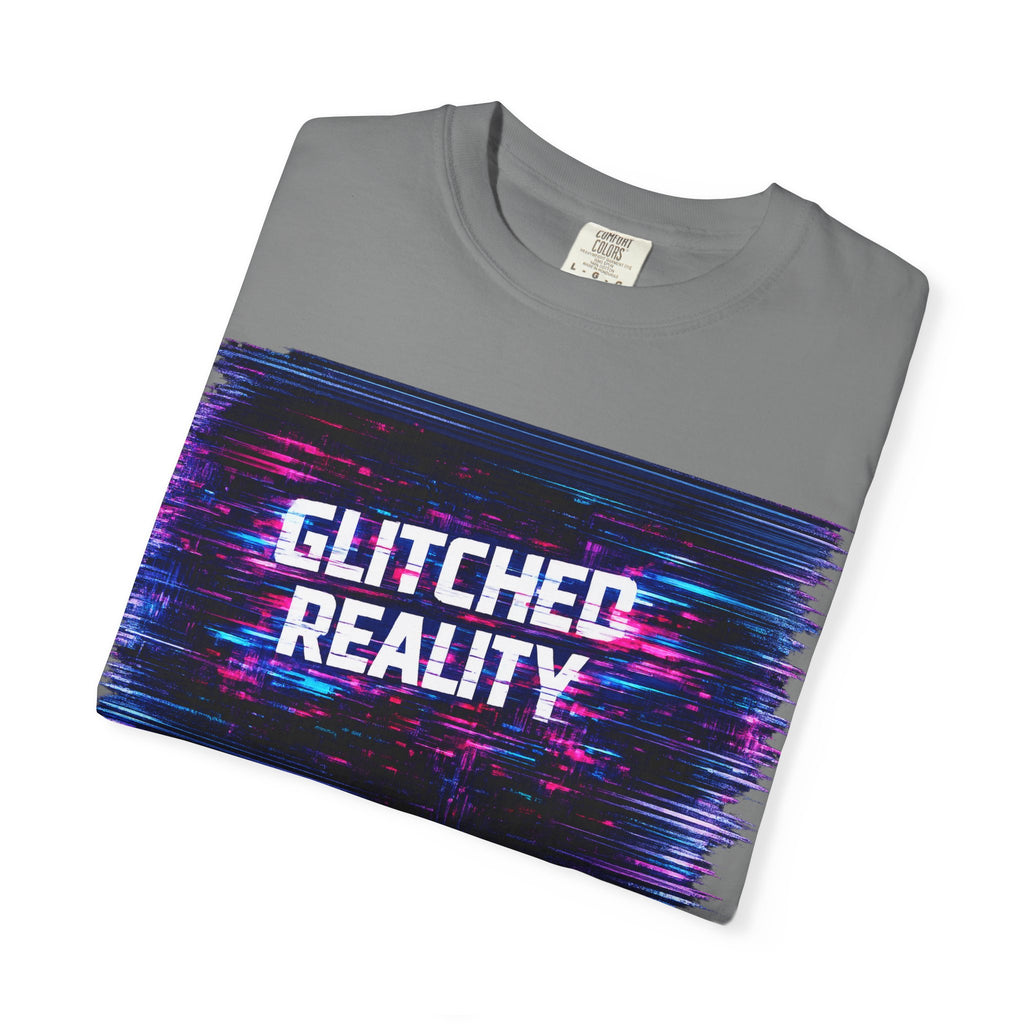 Glitched Reality V2 T‑Shirt — Retro Cyberpunk Digital Distortion Tee