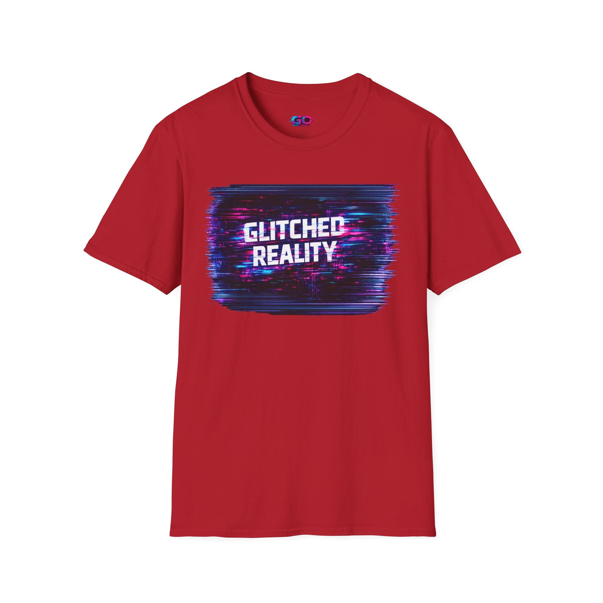 Glitched Reality V2 T‑Shirt — Retro Cyberpunk Digital Distortion Tee