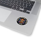 Energy Vibration Sticker — "Frequency • Energy • Vibration is Life" Kiss-Cut Sticker