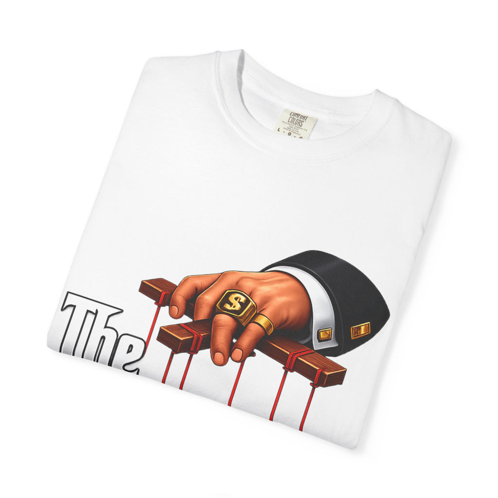 The Politicians T-Shirt — Puppet Master Hand & Money Political Satire Tee