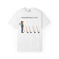 I Keep My Hoes in Line T-Shirt — Funny Gardener Tee