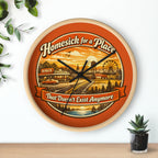 Wall Clock — "Homesick for a Place That Doesn't Exist Anymore" Vintage Nostalgia Clock