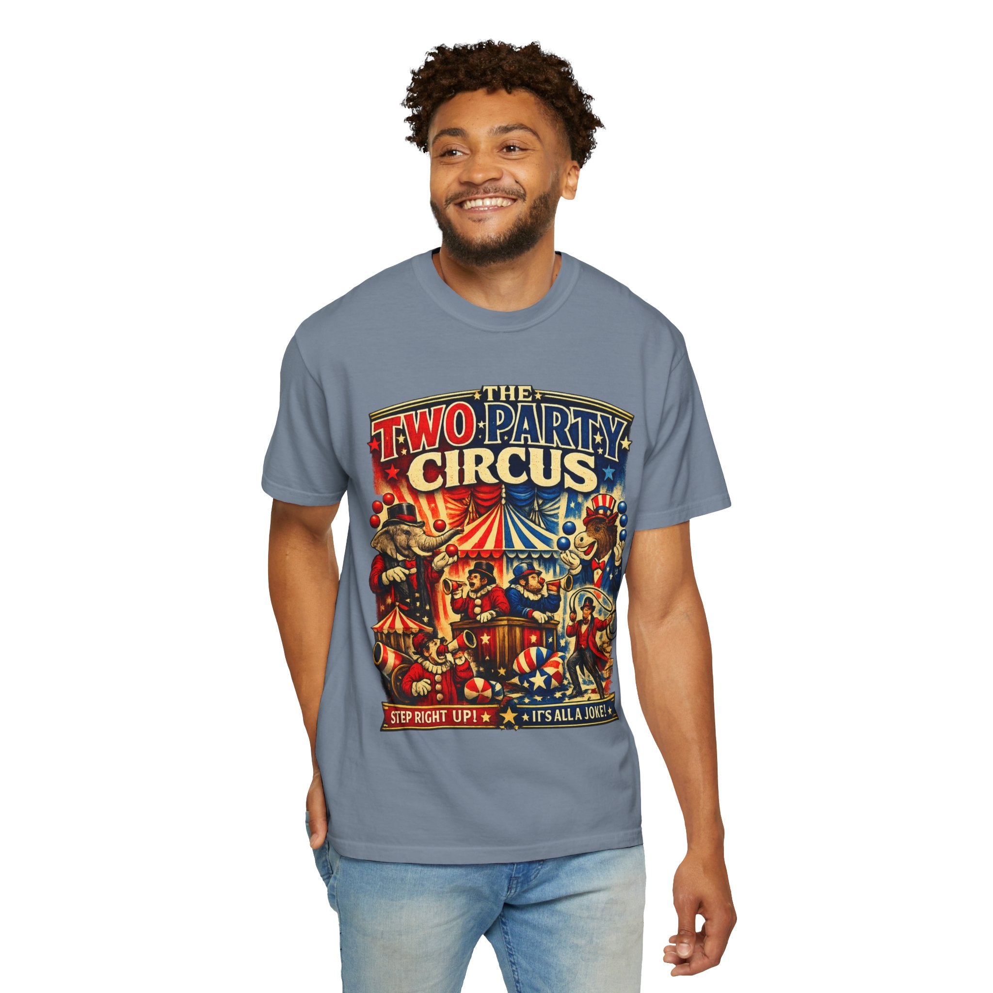 Two-Party Circus Graphic T-Shirt