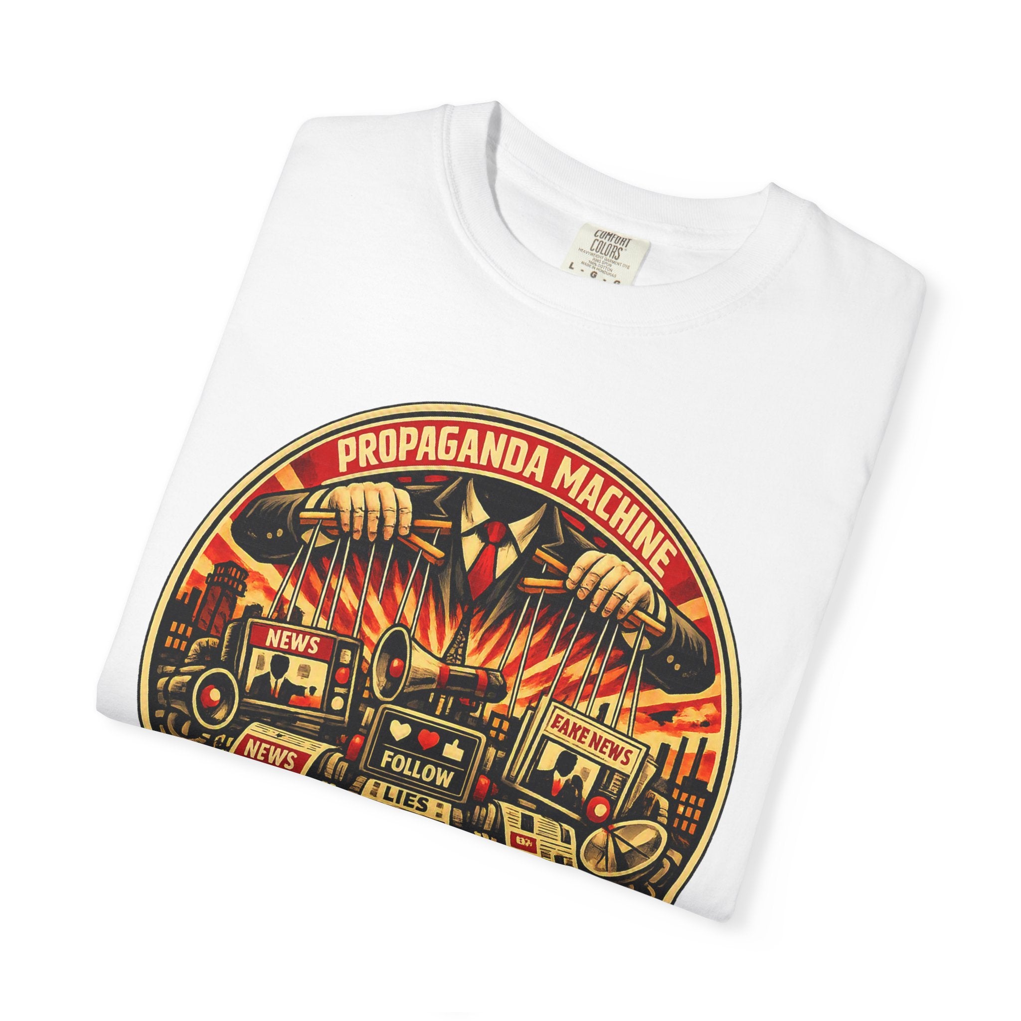 Propaganda Machine — Retro Graphic Tee
