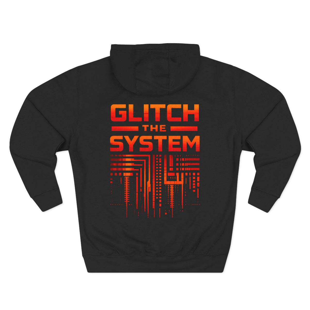 Glitch the System Hoodie V2 — 'Glitching Out' Circuit Graphic