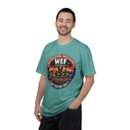 T-Shirt — WEF Dystopian Retro Logo “Rent • Subscribe • Obey”