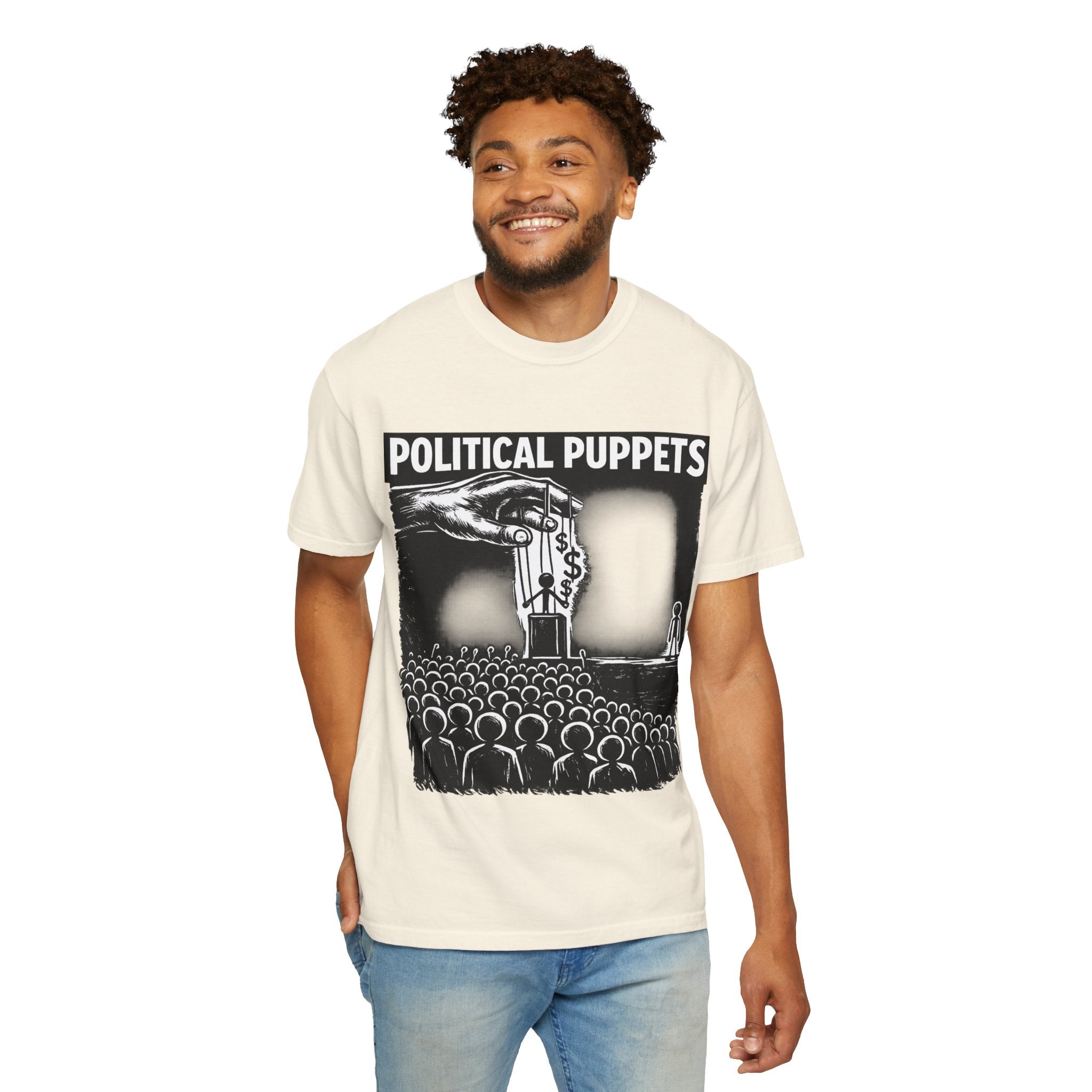 Political Puppets T-Shirt — Anti-Establishment Graphic Tee