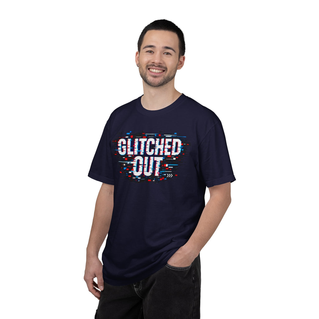 Glitched Out T-Shirt — Retro Glitch Graphic Tee