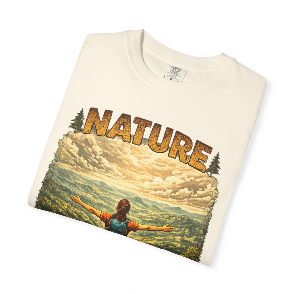 Nature Cheaper Than Therapy T-Shirt — Hiking Outdoors Graphic Tee